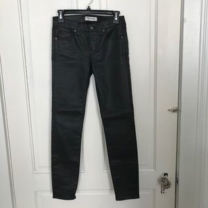 Madewell coated denim